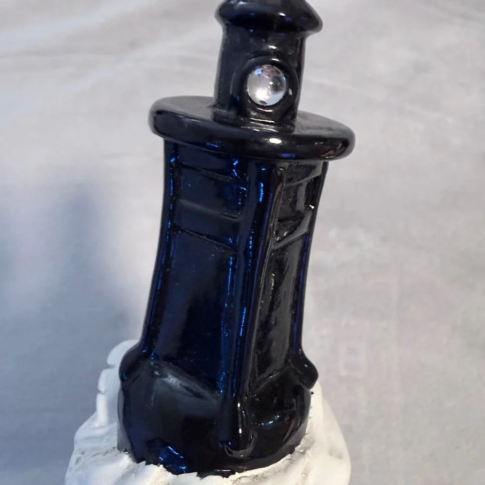 Vintage‎ Blue Point Hoptical Illusion IPA Beer Tap Handle Lighthouse 15